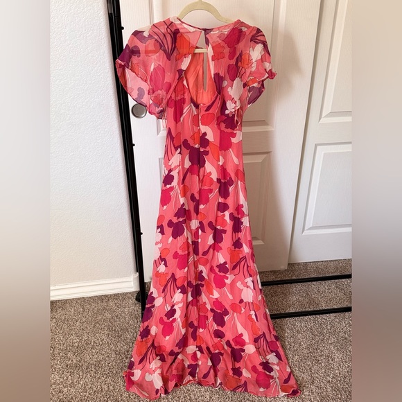 MASSIMO DUTTI SIZE 2 MAXI DRESS 100% Viscose / premium fabric quality - Picture 6 of 10